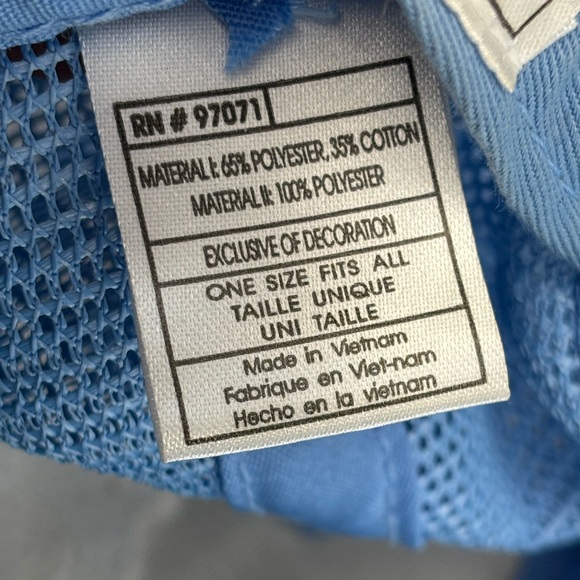 North Carolina Tar Heels Camo Blue Mesh Snapback Captivating Headgear Hat Cap - Picture 12 of 13